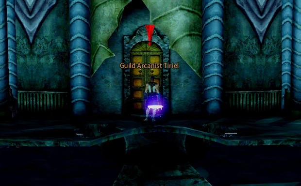 Guild Arcanist. In the door of the Wizard Tower. Cuts raw essence into Diamonds, Rubies and Emeralds.