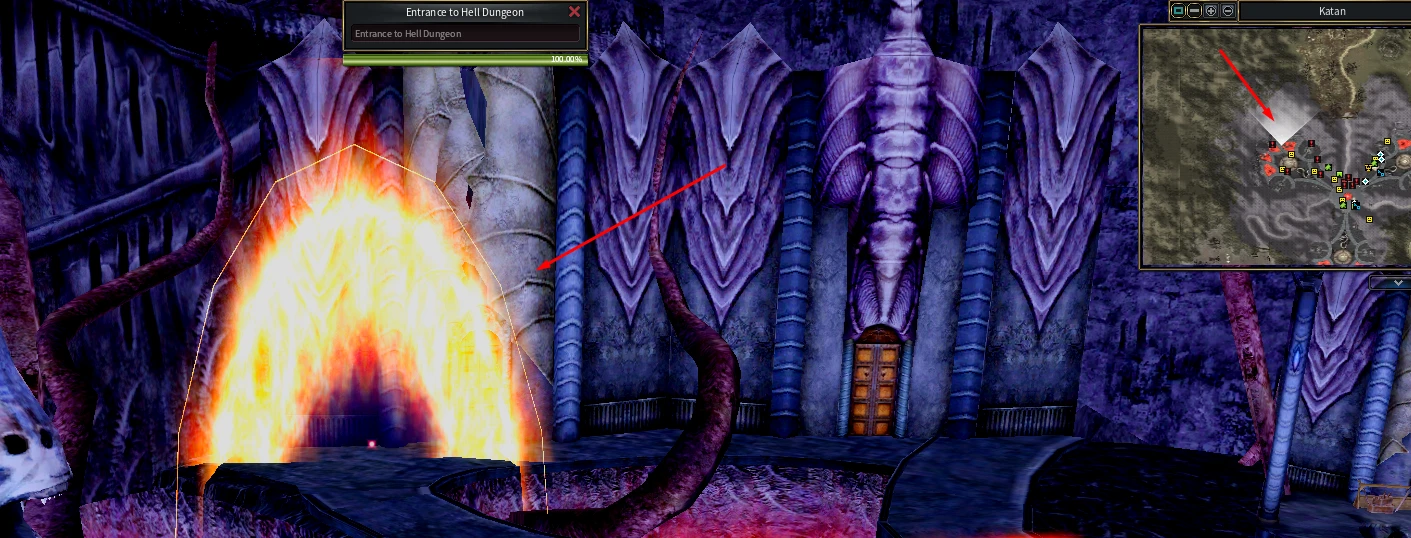 Katan · 115122, 59643 — the gate, and where it stands on the map.